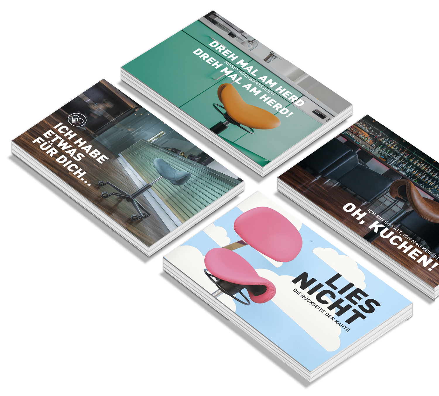Arbeiten, Marken weit weg von langweilig, Postkarten, Logodesign, Corporate Design, Webdesign, Drucksachen, dk Grafik-Design, Grafikdesign für Gründer*innen